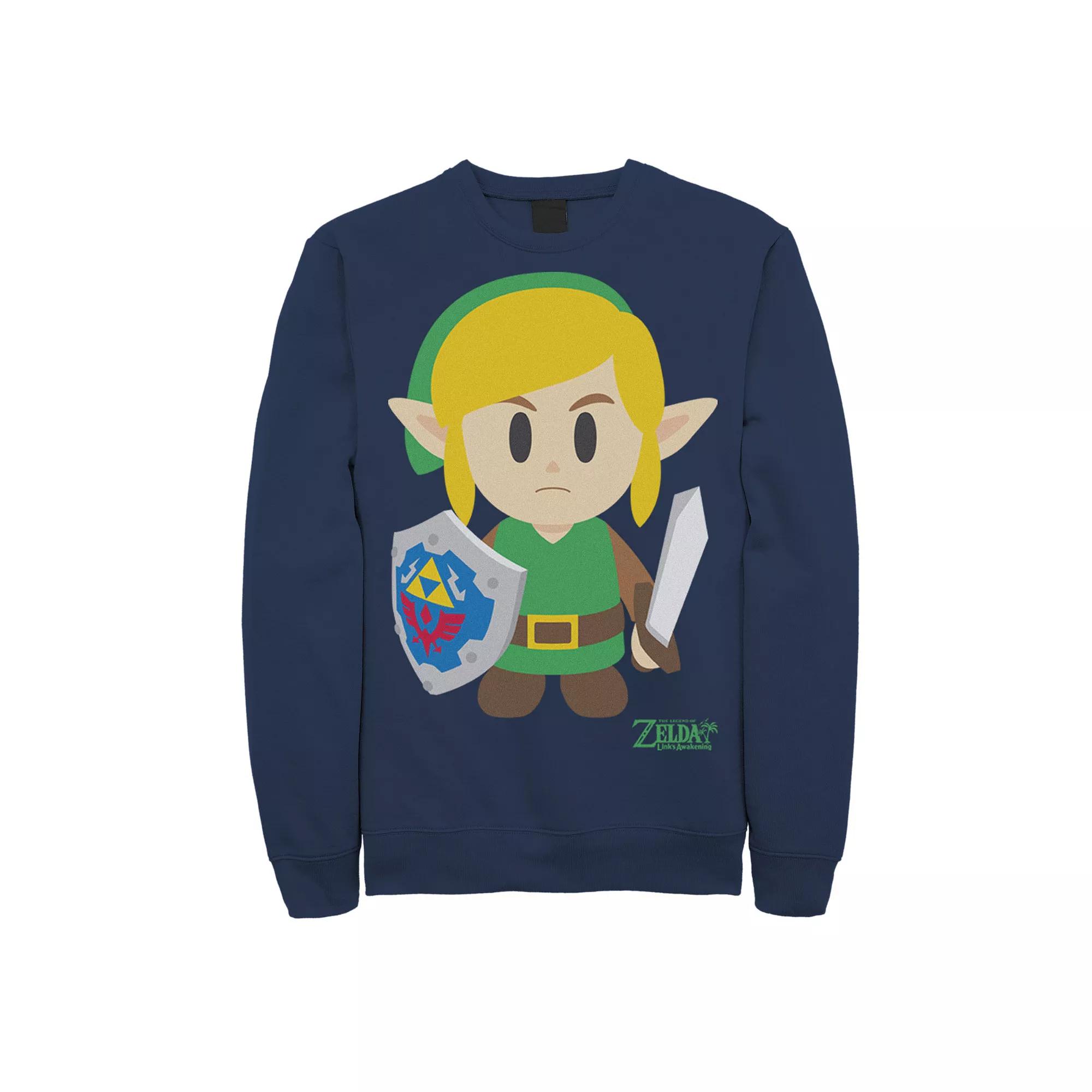 Men's Nintendo Legend Of Zelda Links Awakening Link Avatar Fleece,  Product Image