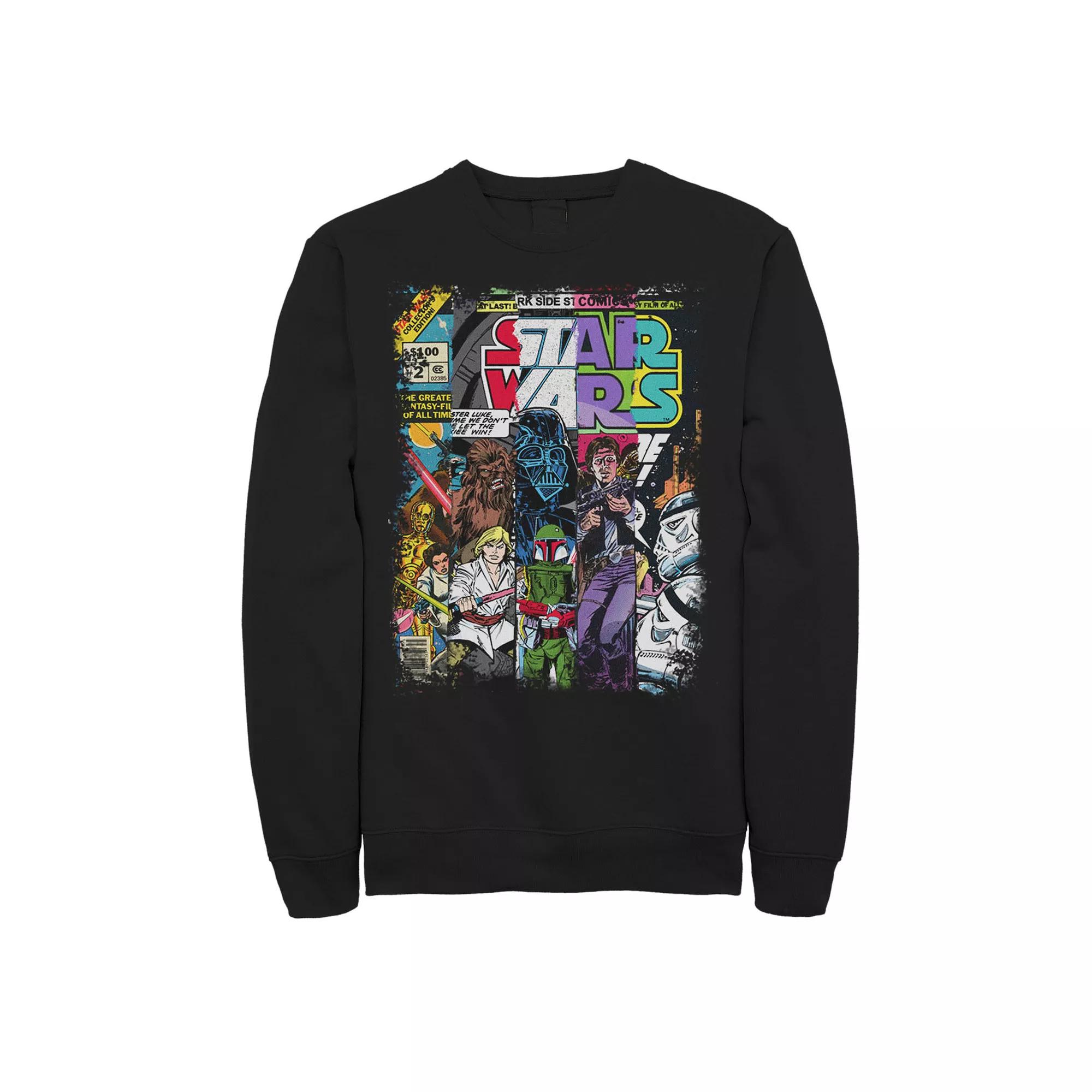 Men's Harry Potter Draco Malfoy Dripping Portrait Fleece Graphic Pullover,  Product Image