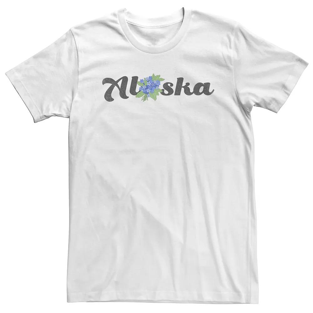 Big & Tall Alaska Alpine Forget-Me-Not Tee, Men's,  Product Image
