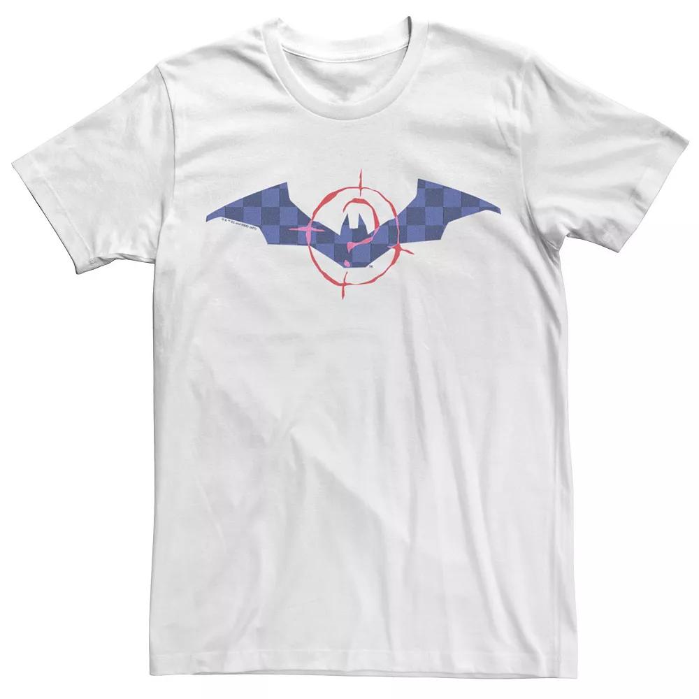 Men's DC Comics The Batman Mask Up Red And Blue Tee,  Product Image