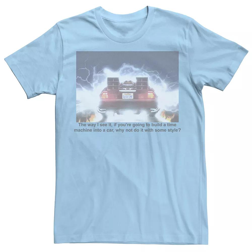 Men's Back To The Future Time Machine With Style Tee,  Product Image