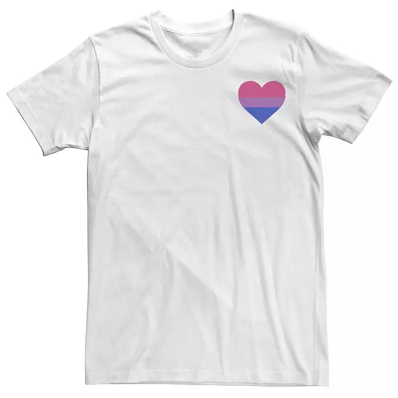 Men's Pride Bisexual Pride Heart Tee,  Product Image