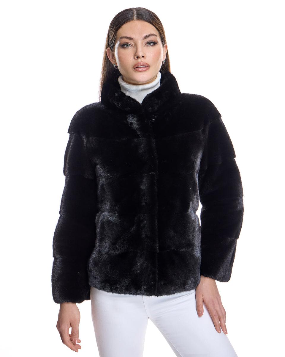 Horizontal Mink Jacket Product Image