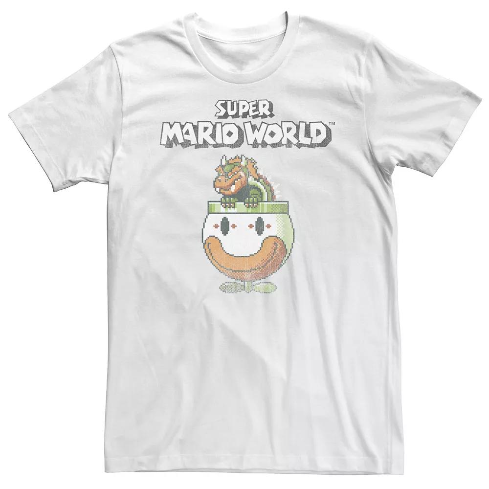 Big & Tall Nintendo Bowser Is King Vintage Gaming Tee, Men's,  Product Image