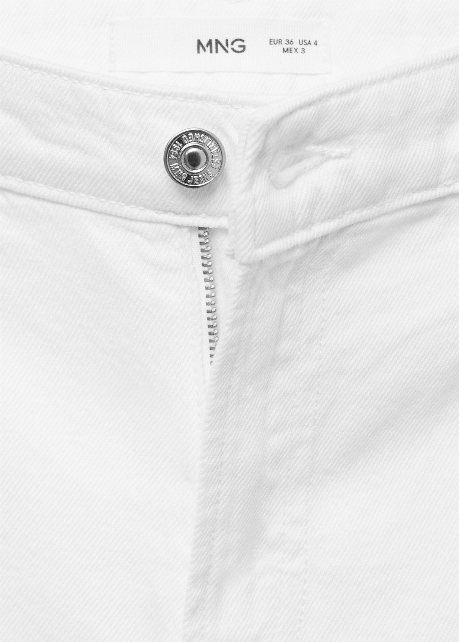 Mid-rise denim Bermuda jorts - Women | MANGO USA Product Image