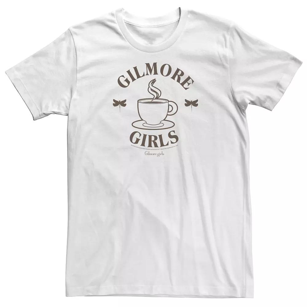 Big & Tall Gilmore Girls Coffee Cup Logo Tee, Men's,  Product Image