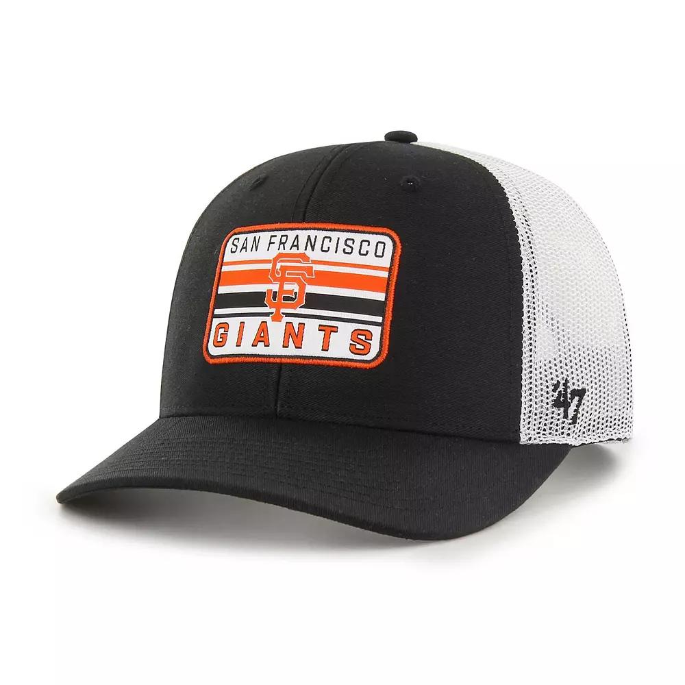 Men's '47 Black San Francisco Giants Drifter Trucker Adjustable Hat Product Image