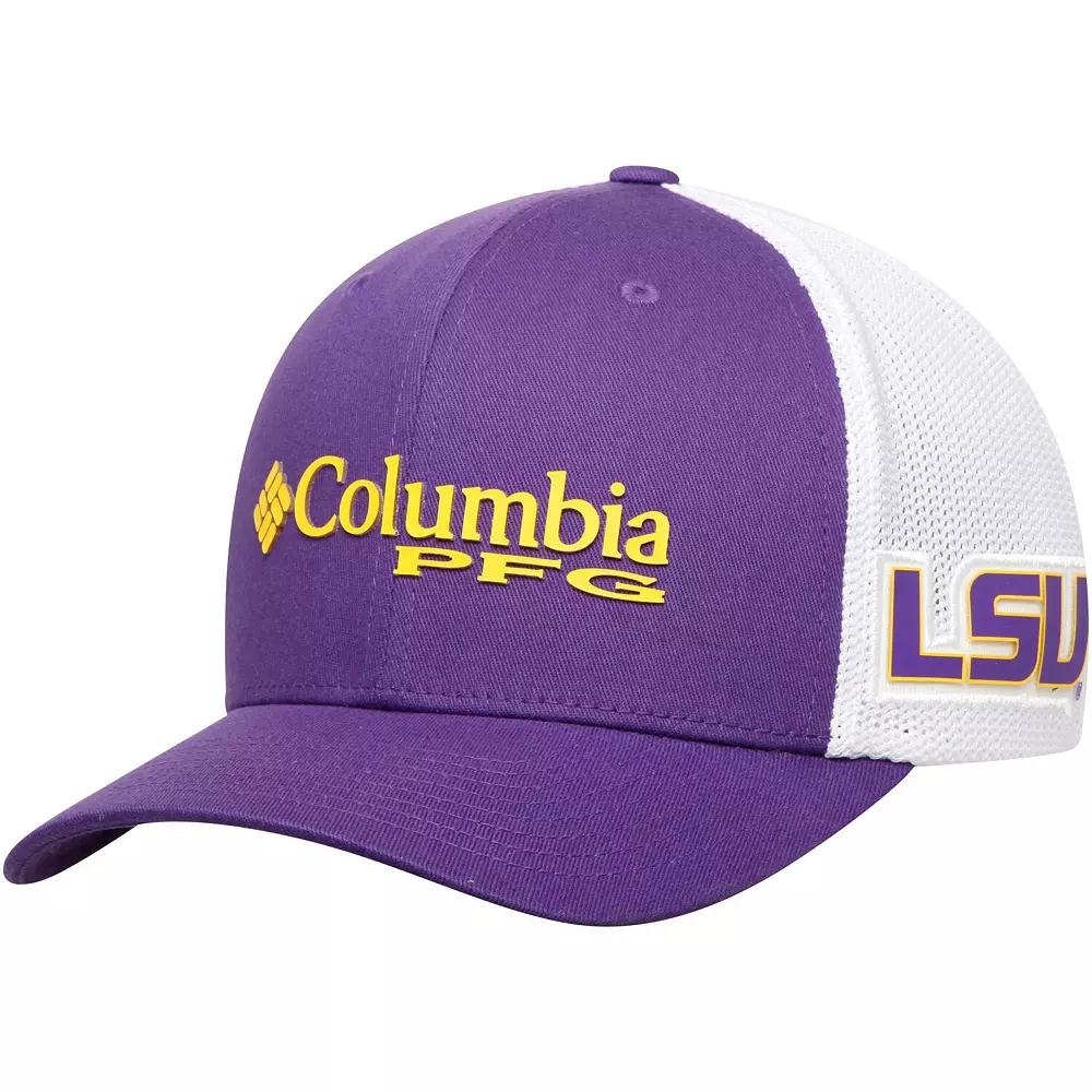 Men's Columbia Purple LSU Tigers Collegiate PFG Flex Hat,  Product Image