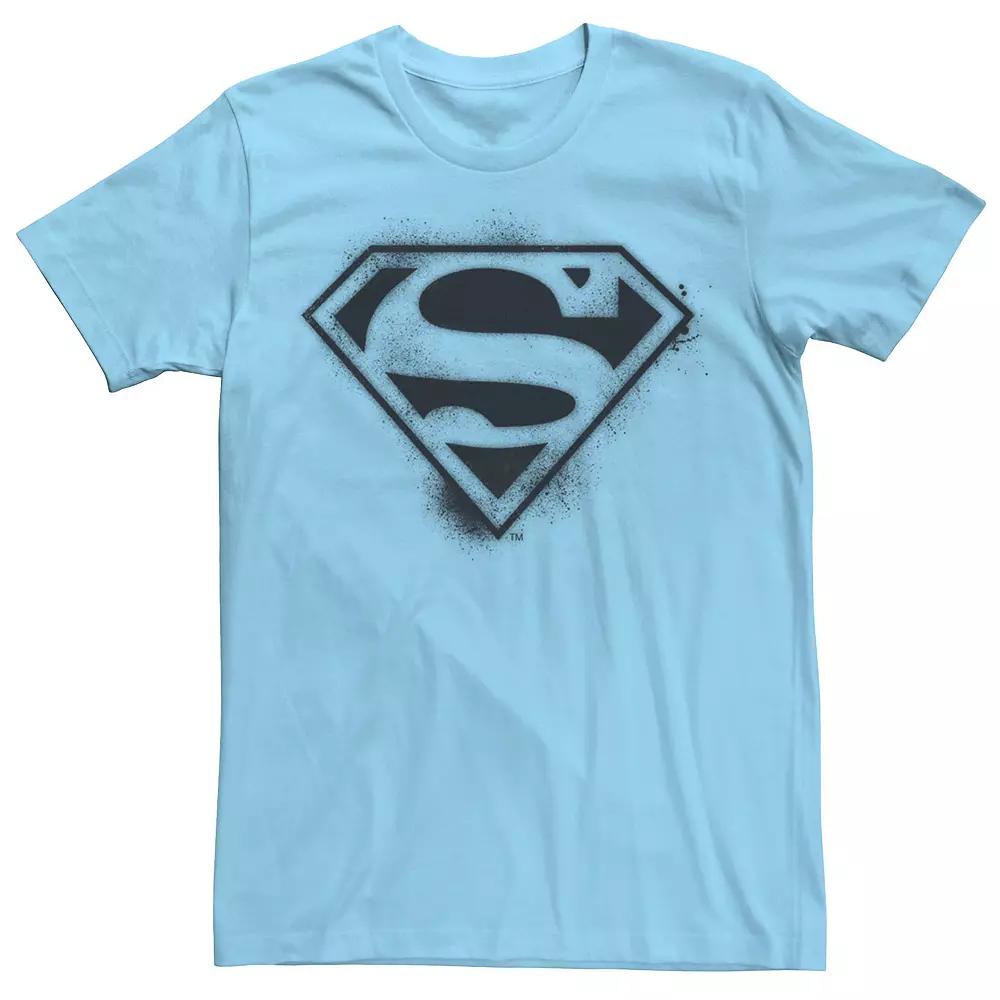 Men's DC Comics Superman Spray Logo Paint Splat Tee,  Product Image