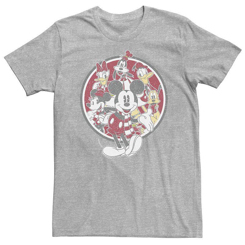 Big & Tall Disney Mickey Mouse & Friends Cast Logo Tee, Men's,  Product Image