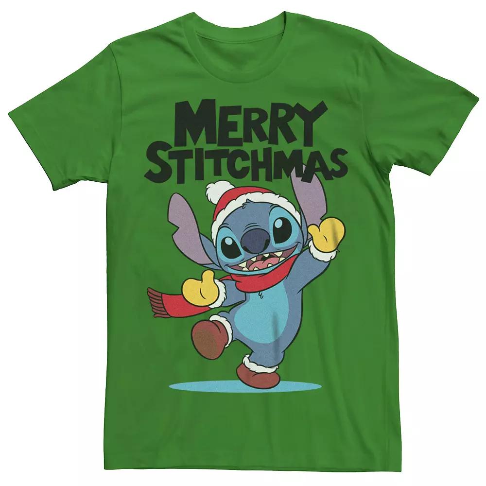 Disney's Lilo & Stitch Men's Merry Christmas Stitch Tee,  Product Image