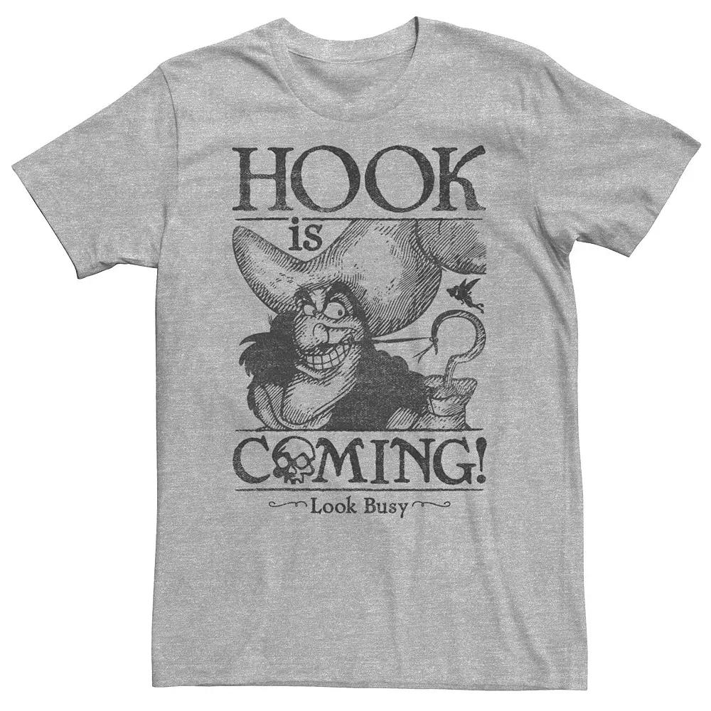 Big & Tall Disney Peter Pan Hook Is Coming Look Busy Tee, Men's,  Product Image