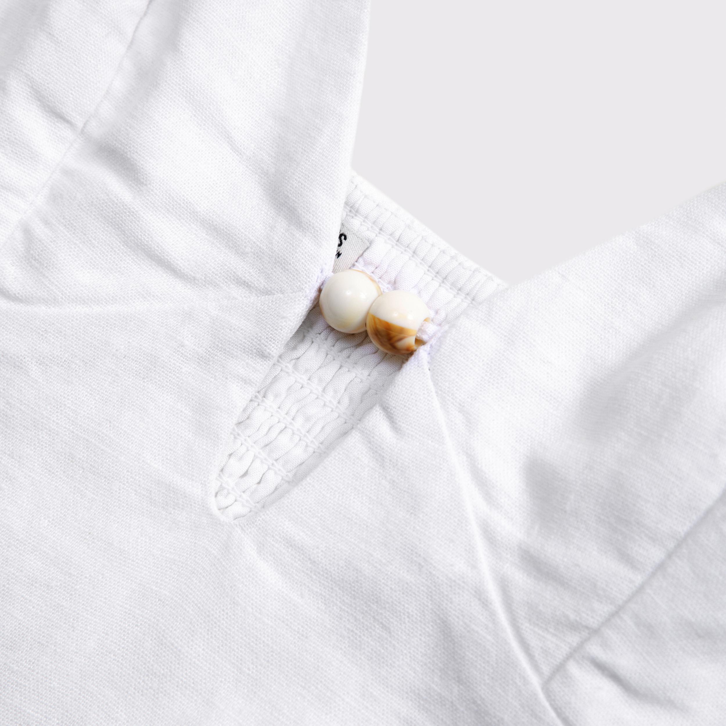 Linen-Blend Beaded Cami Product Image