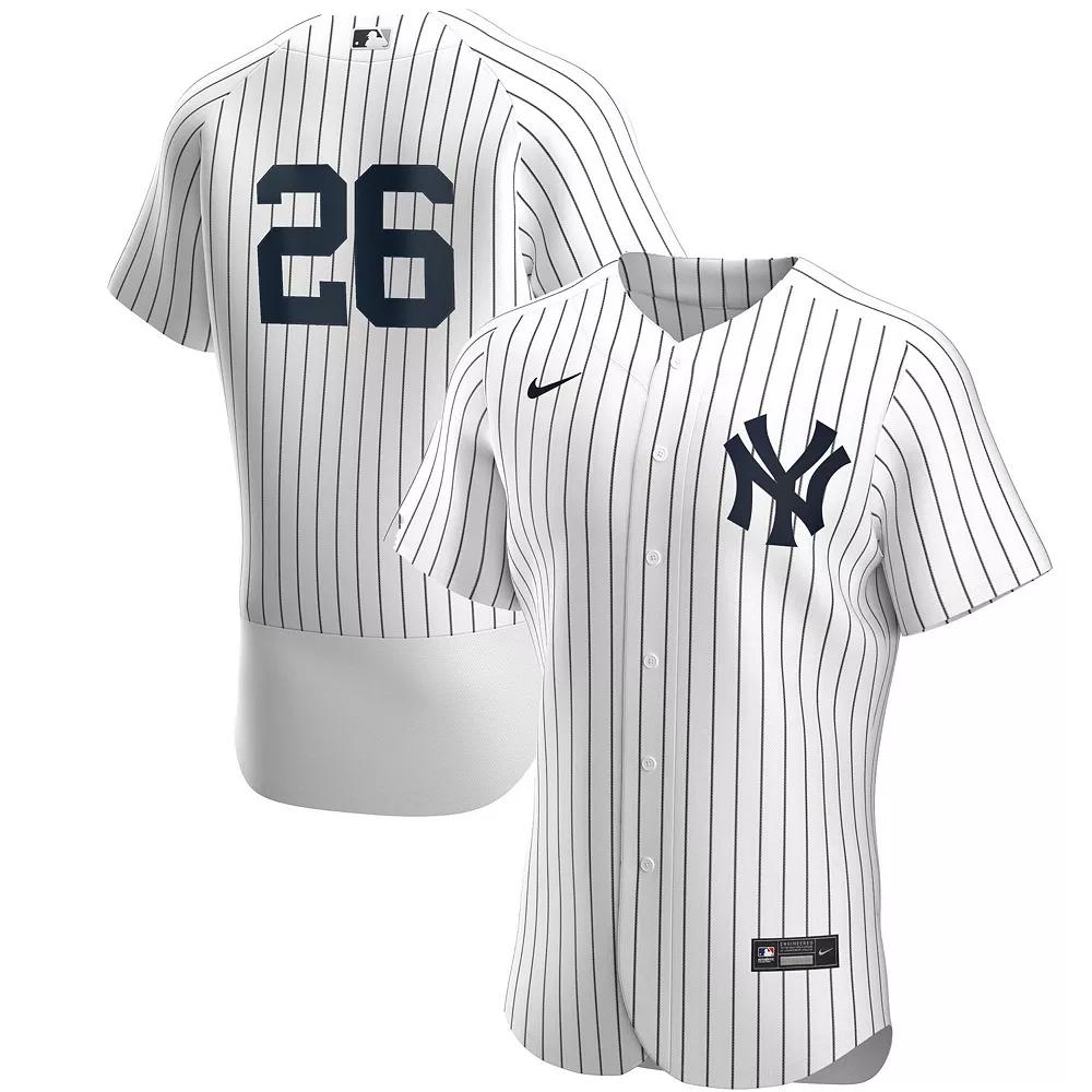 Men's Nike DJ LeMahieu White/Navy New York Yankees Home Authentic Player Jersey,  Product Image