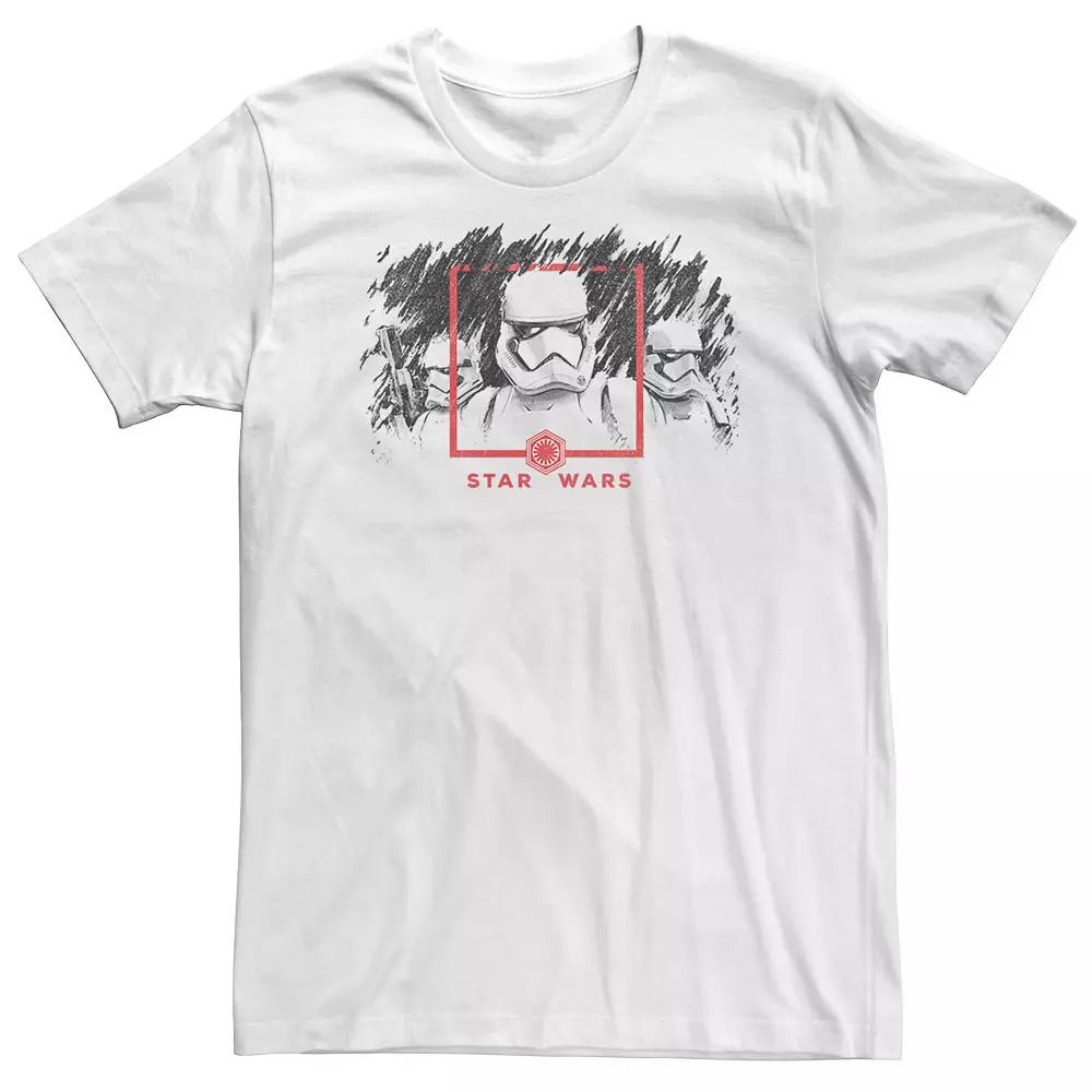 Big & Tall Star Wars The Rise of Skywalker Stormtrooper Smudge Tee, Men's,  Product Image