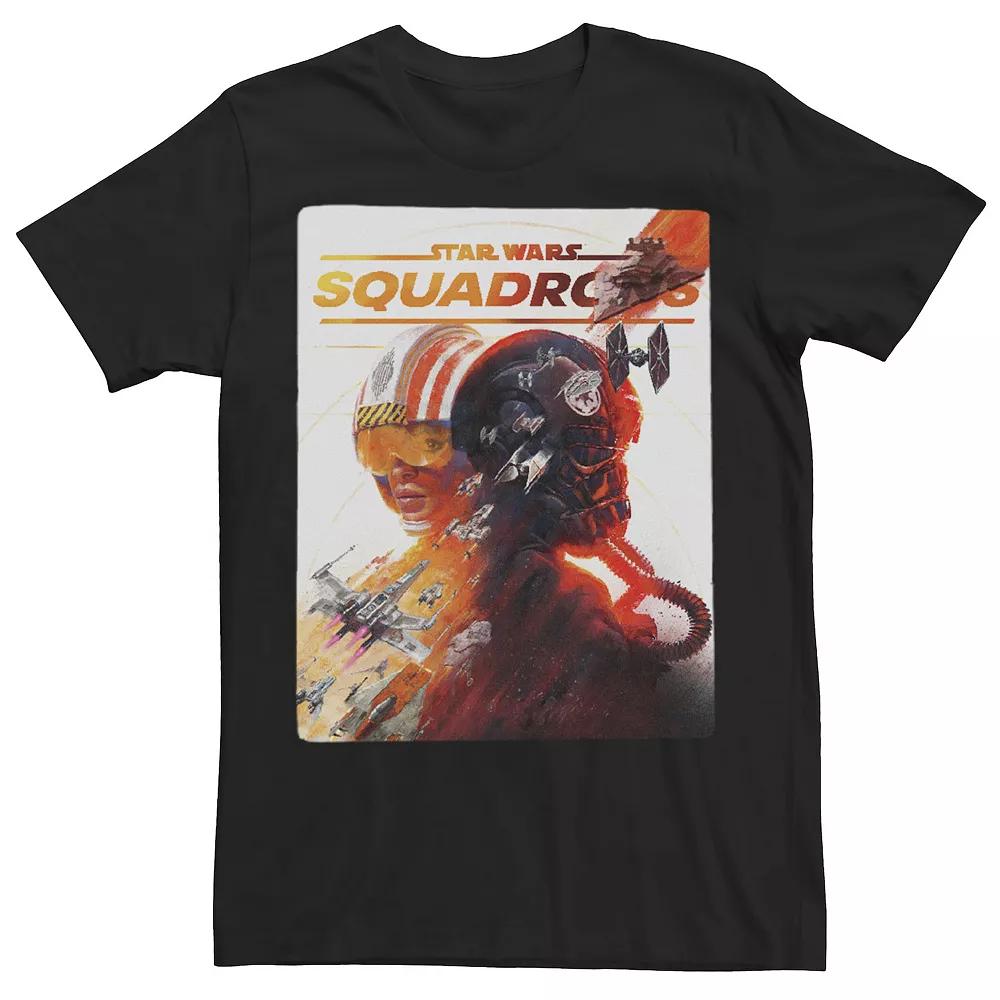 Men's Star Wars: Squadrons Rebel & Empire Poster Tee, Size: XL, Black Product Image