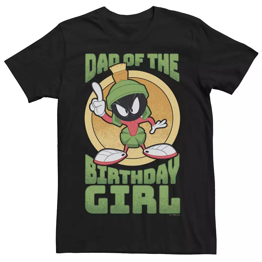 Men's Looney Tunes Marvin The Martian Dad Birthday Girl Tee,  Product Image