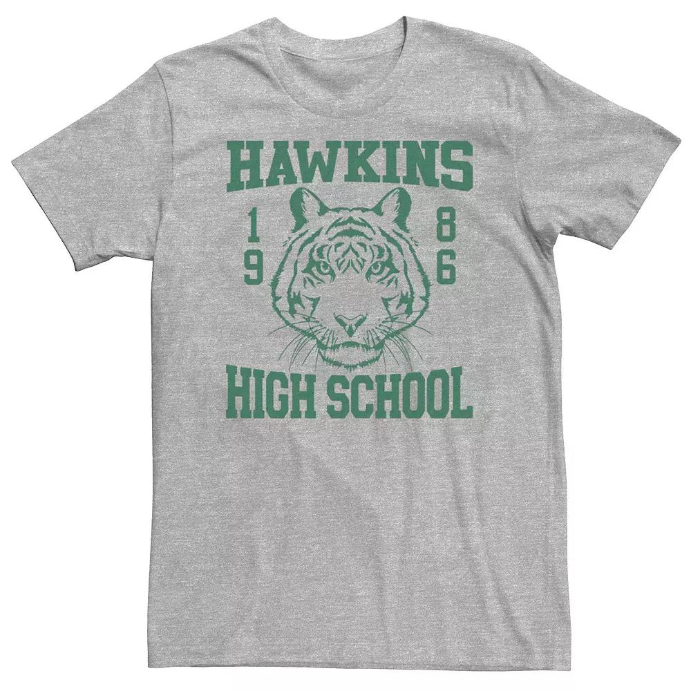 Big & Tall Netflix Stranger Things Hawkins 1986 High School Tee, Men's,  Product Image