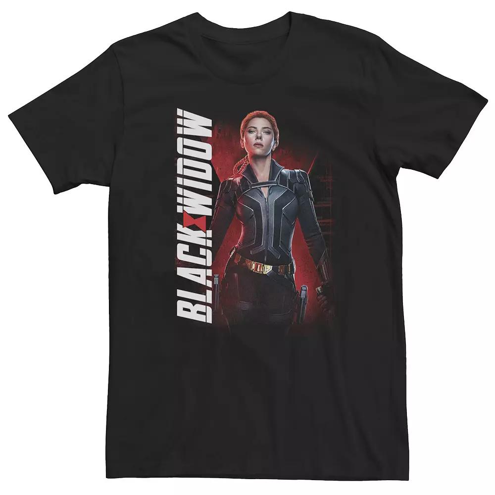 Big & Tall Marvel Black Widow Character Portrait Tee, Men's,  Product Image