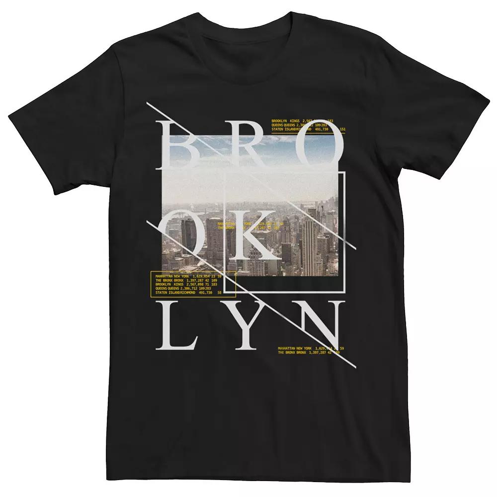 Men's Brooklyn Skyline Photo Graphic Tee,  Product Image