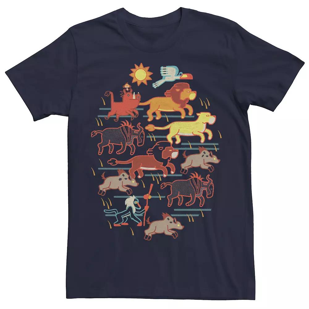 Men's Disney's The Lion King Stampede Cave Painting Tee,  Product Image