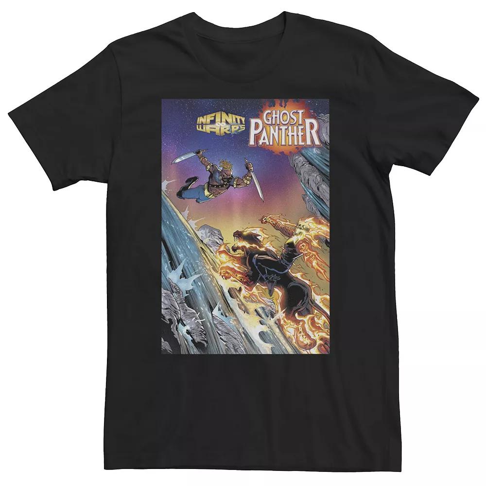 Big & Tall Marvel Ghost Panther Killraven Comic Cover Tee, Men's, Size: 4XLT, Black Product Image