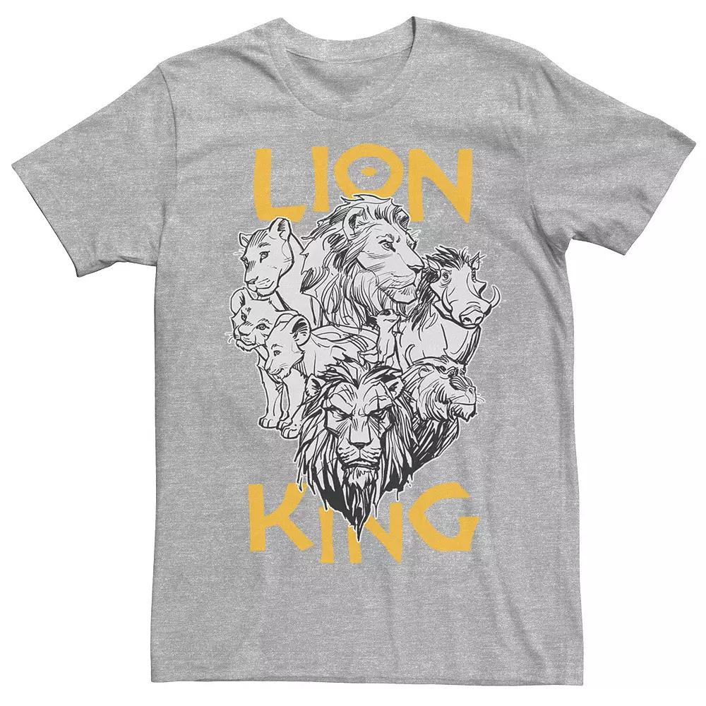 Disney's The Lion King Live Action Men's Stacked Group Shot Portrait Tee,  Product Image