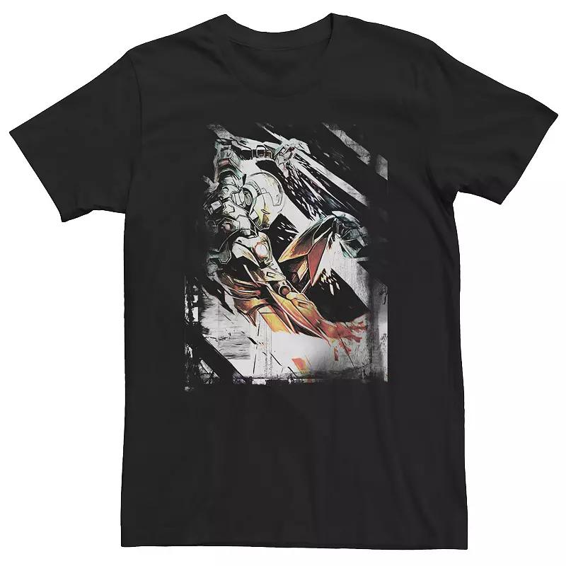 Big & Tall Marvel Avengers Iron Man Action Shot Poster Tee, Men's,  Product Image