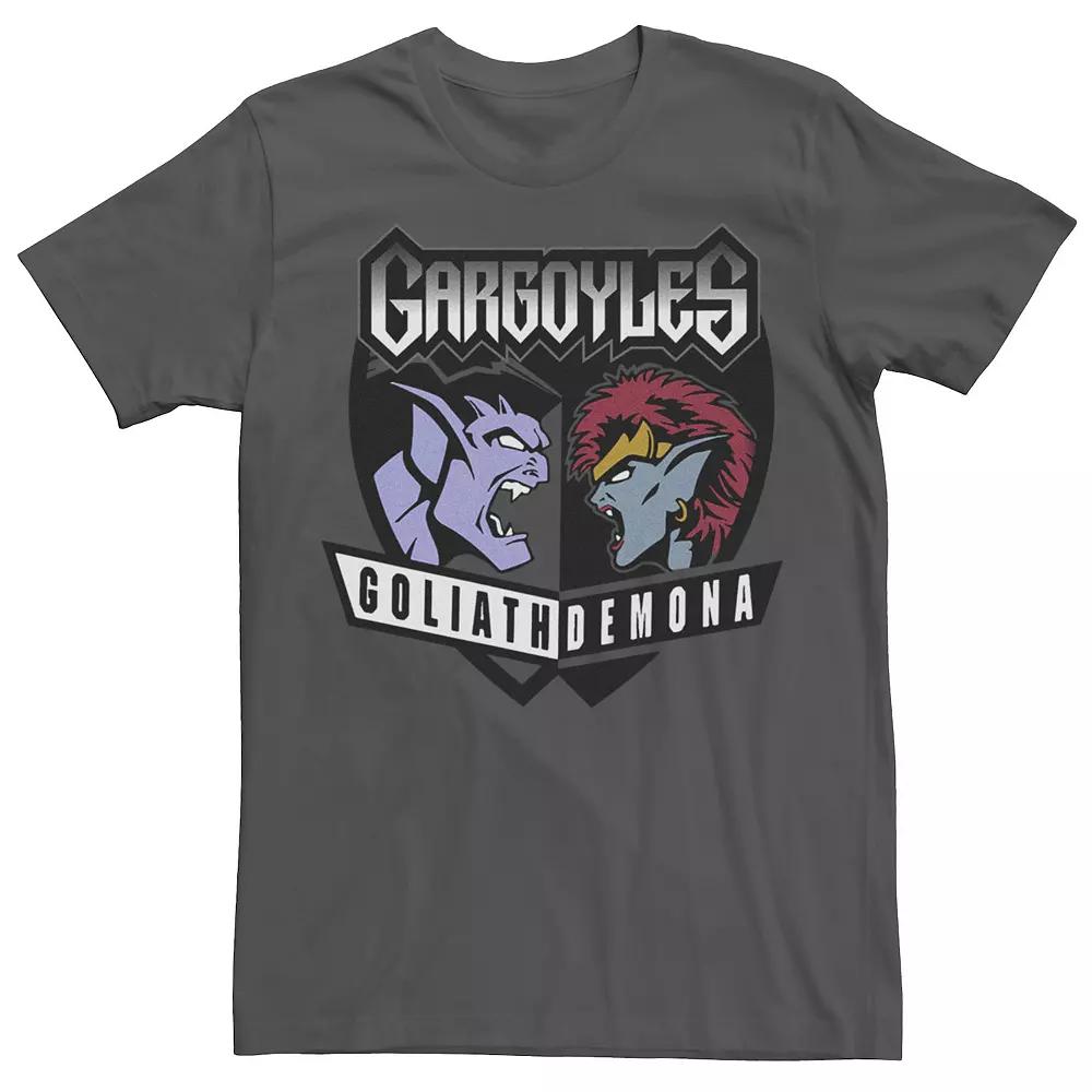 Disney's Gargoyles Men's Goliath vs Demonia Shield Graphic Tee,  Product Image