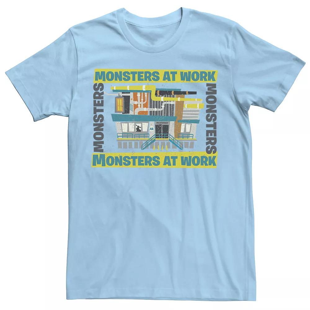 Disney / Pixar's Monsters At Work Men's Building Logo Tee,  Product Image