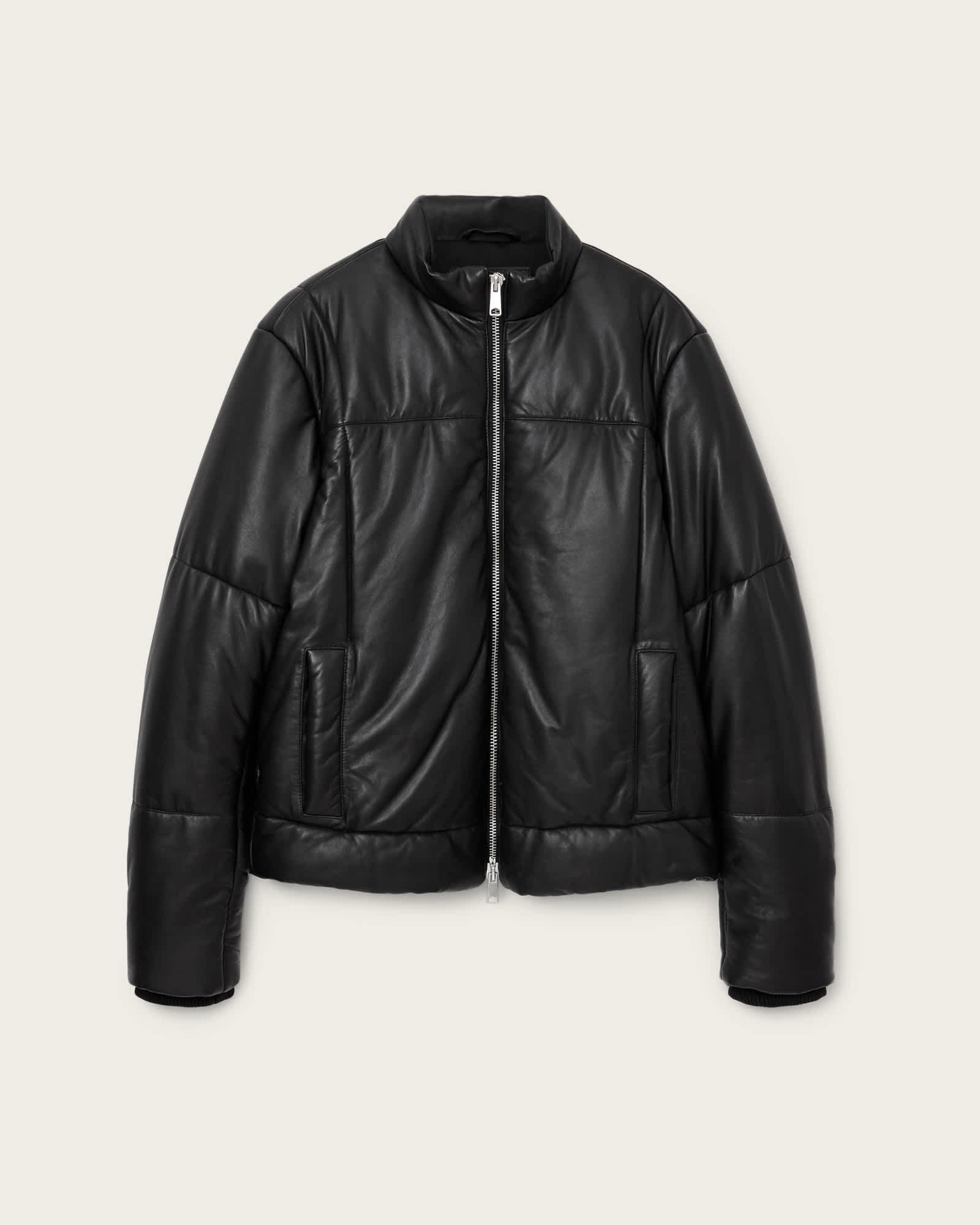 Furse Boxy Puffer Jacket Black | ALLSAINTS US Product Image