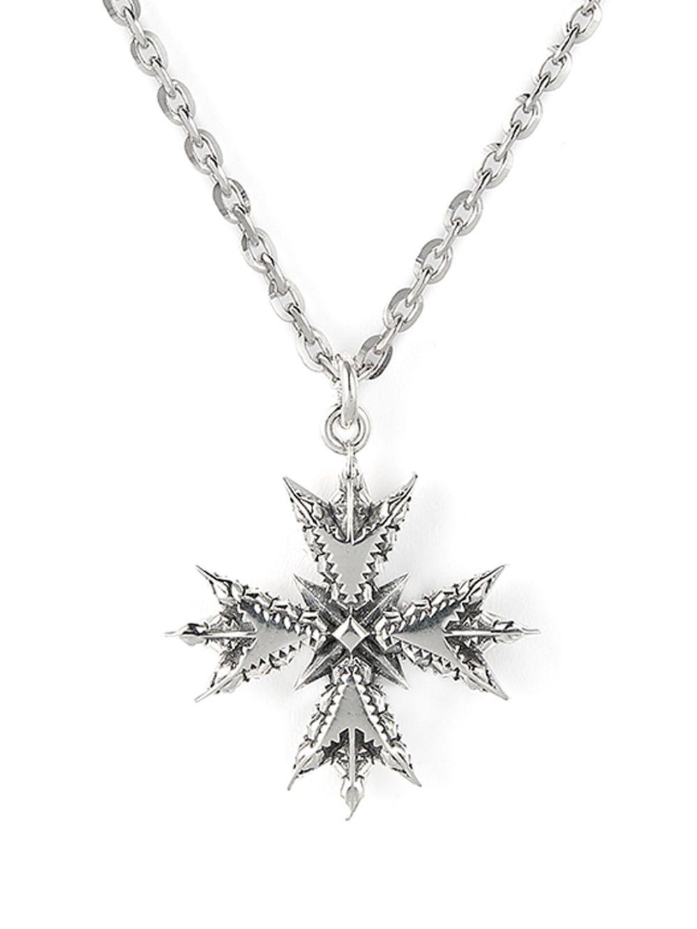 crest sterling-silver necklace  Product Image