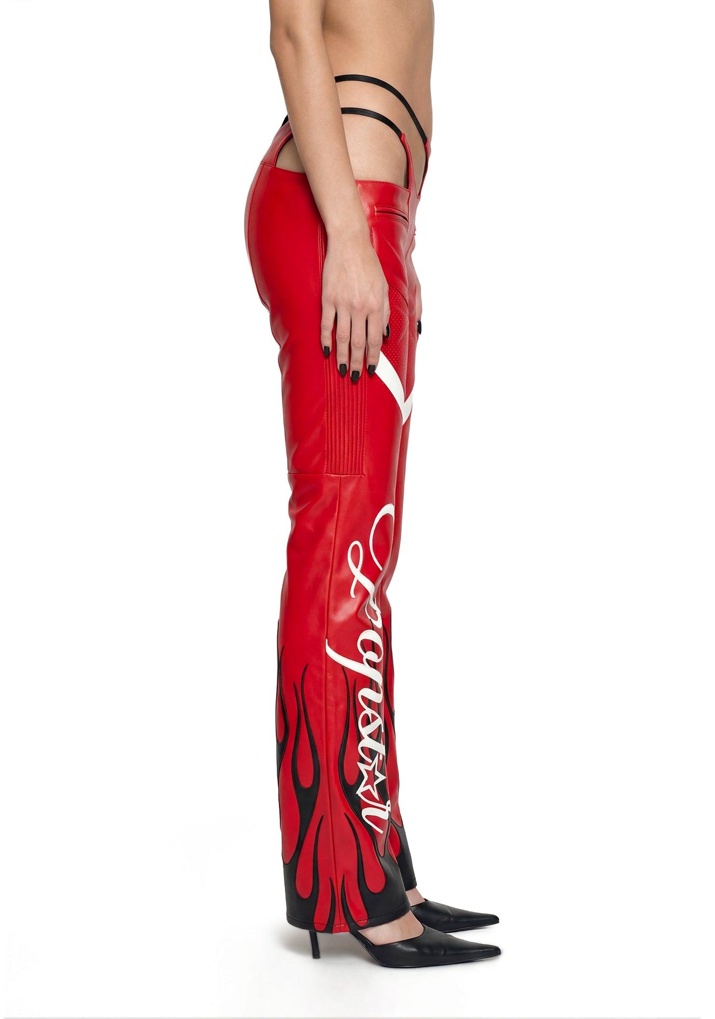 Hollywood Asymmetrical Moto Trousers Product Image