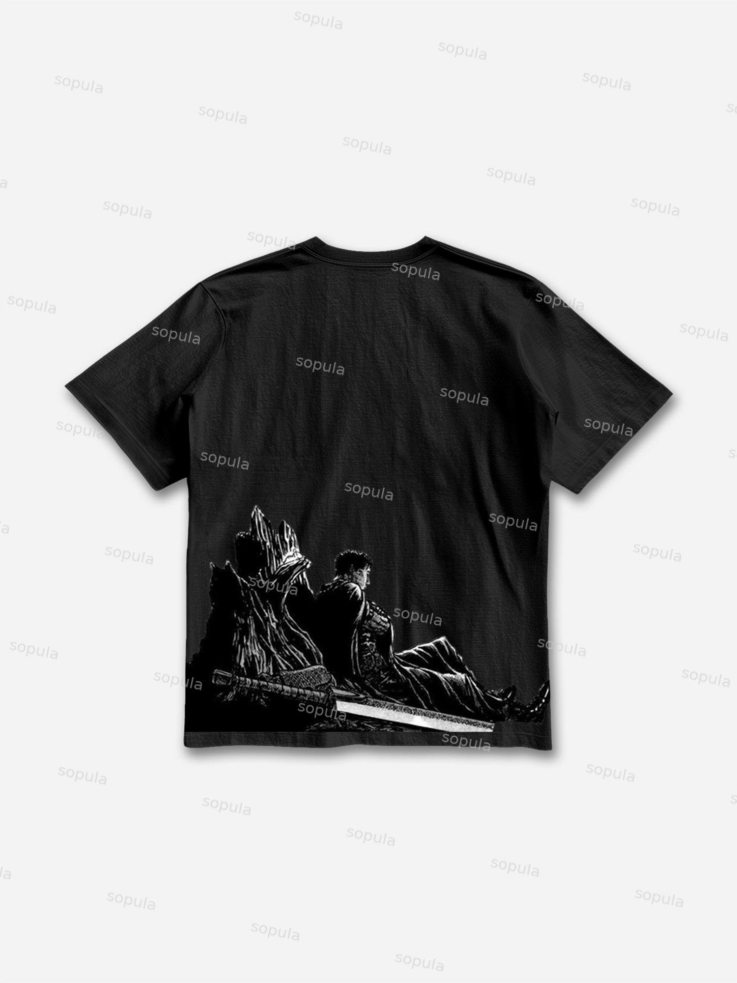 Berserk Manga Graphic Cotton T-shirt Product Image
