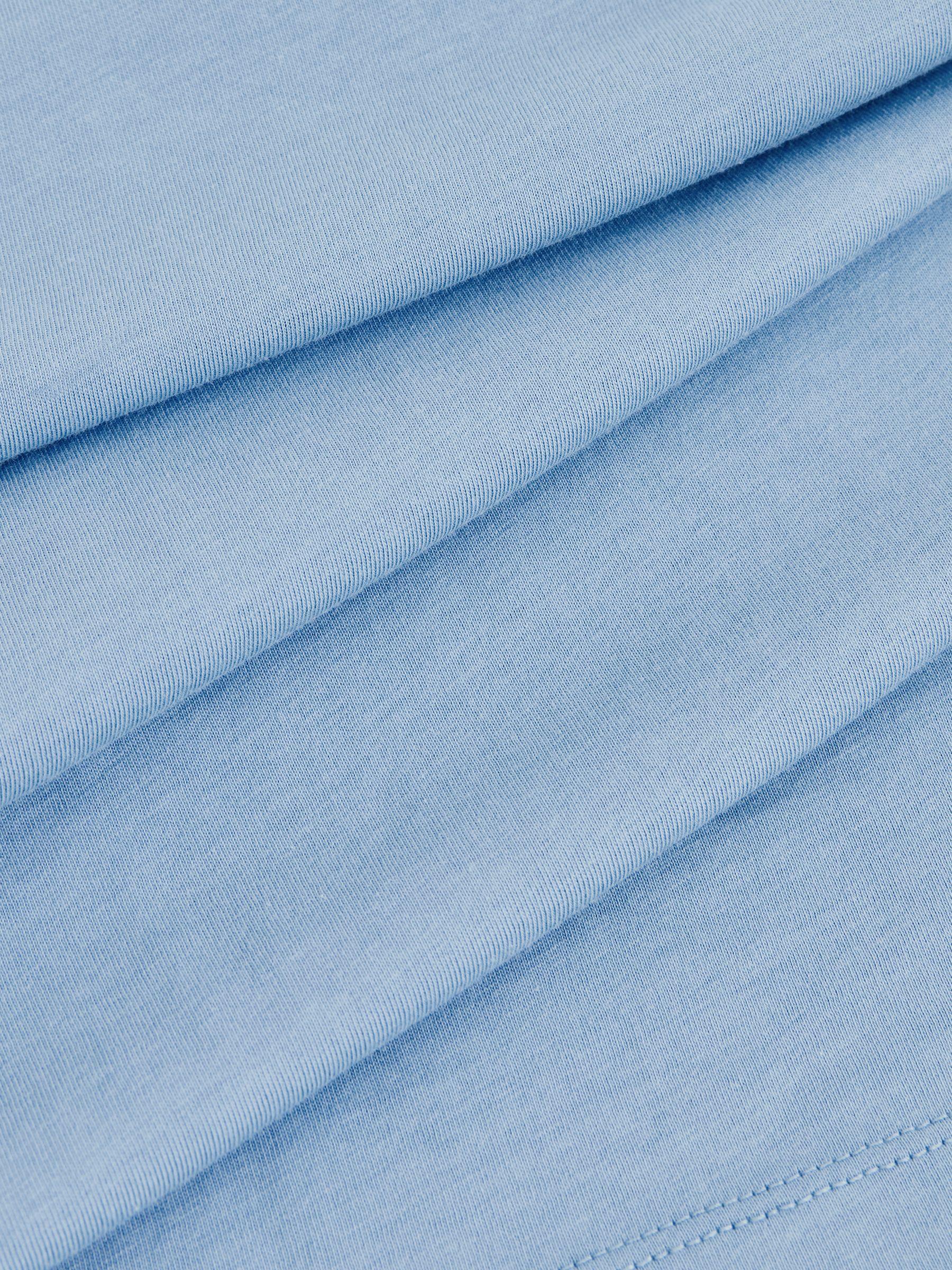 Crew Neck T-Shirt in Dusty Blue Product Image