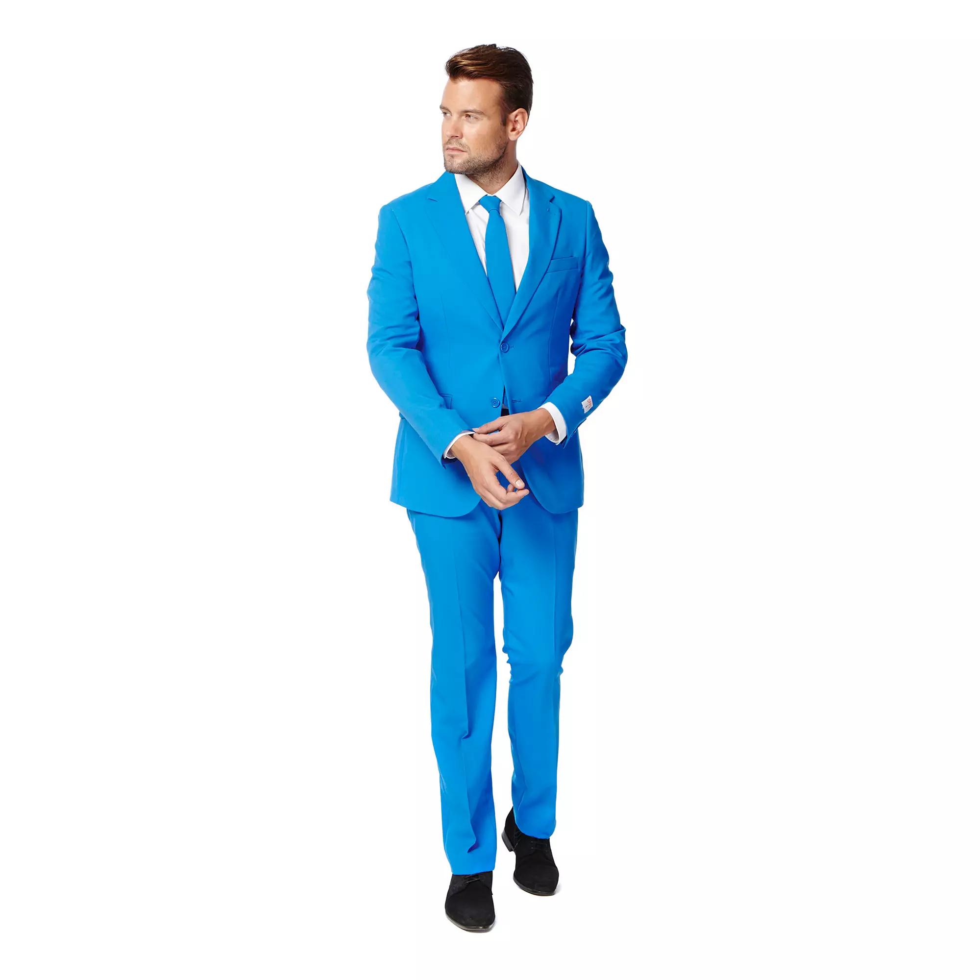 Men's OppoSuits Slim-Fit Solid Suit & Tie Set,  Product Image