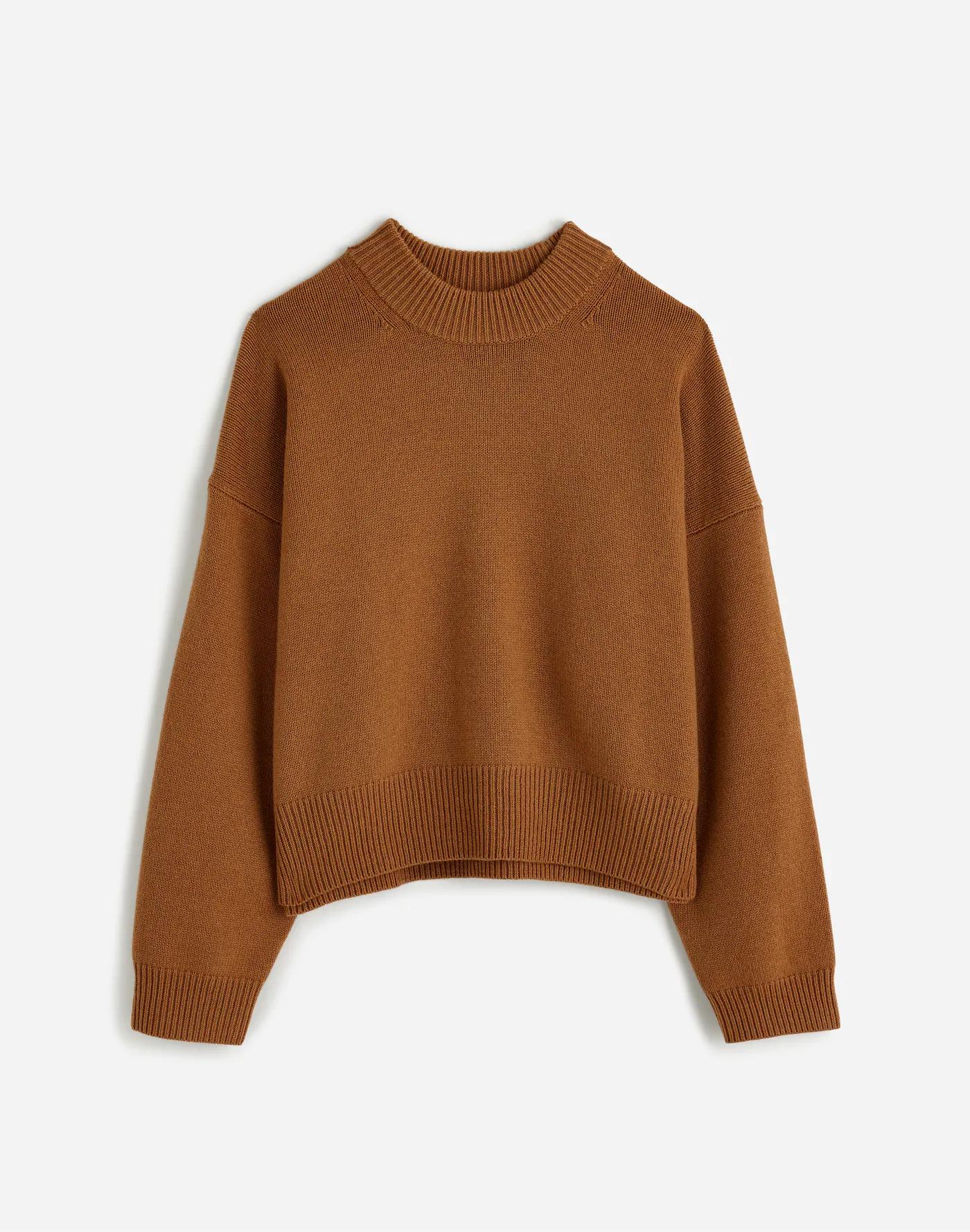 SoftWool Boxy Crewneck Sweater Product Image