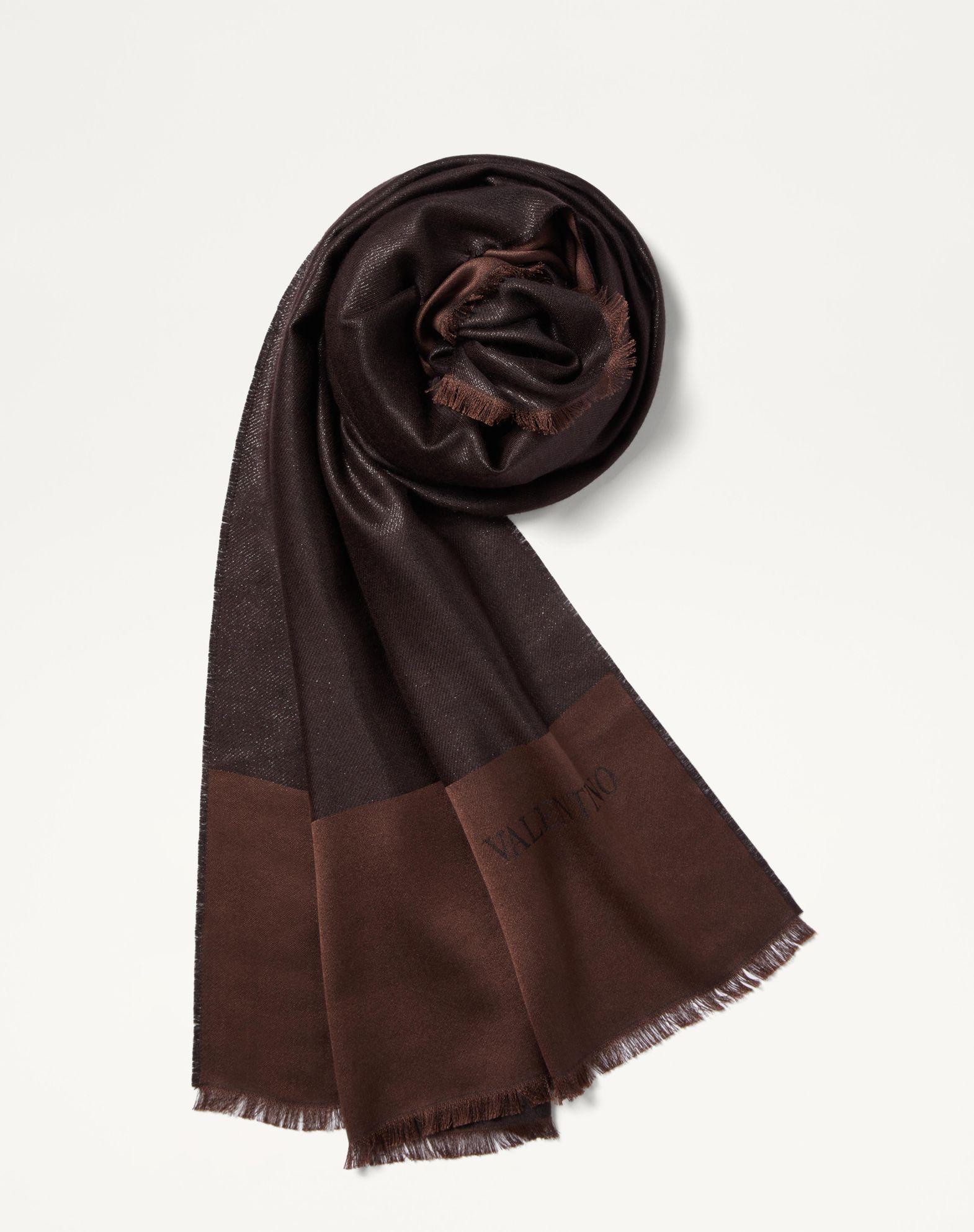 Valentino Lurex Stole In Silk And Cashmere  Product Image