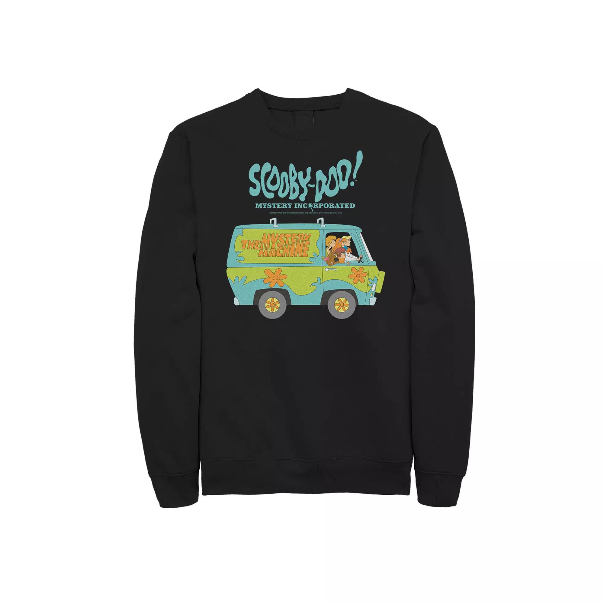 Big & Tall Scooby-Doo Mystery Incorporated Mystery Machine Graphic Fleece Pullover, Men's,  Product Image