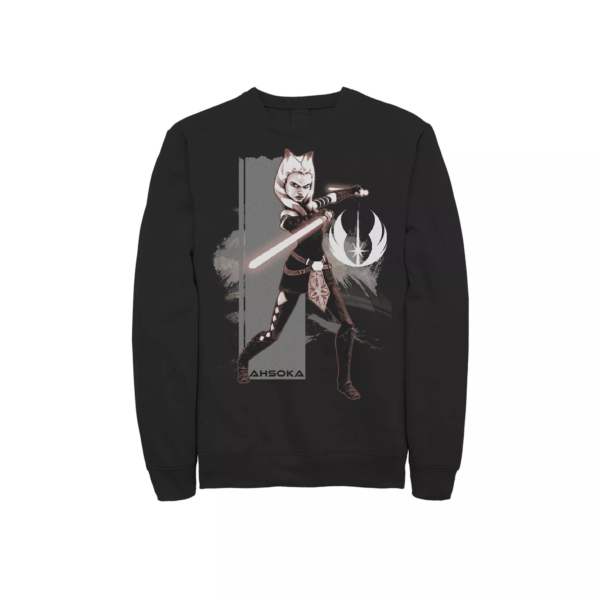 Men's Star Wars: The Clone Wars Ahsoka Jedi Portrait Sweatshirt,  Product Image