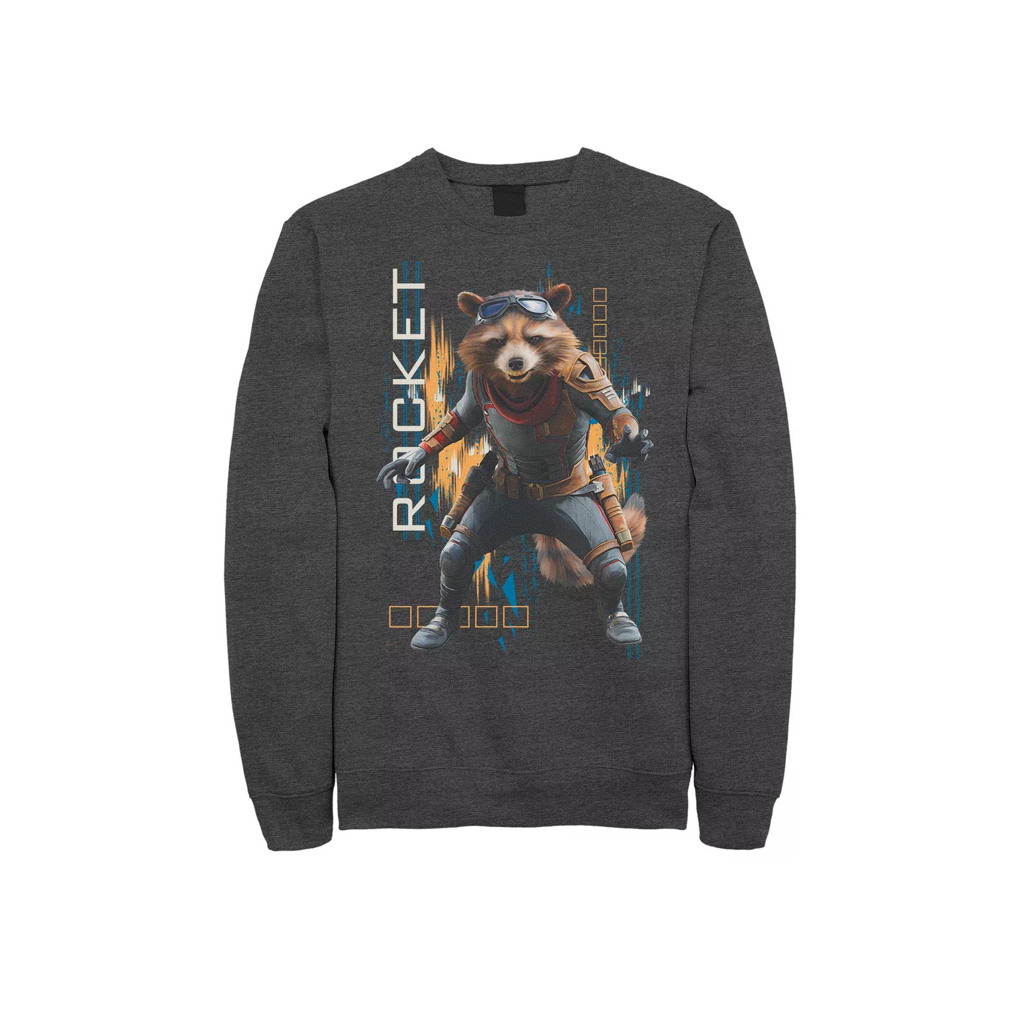Men's Marvel Avengers Endgame Rocket Motion Fleece Top,  Product Image