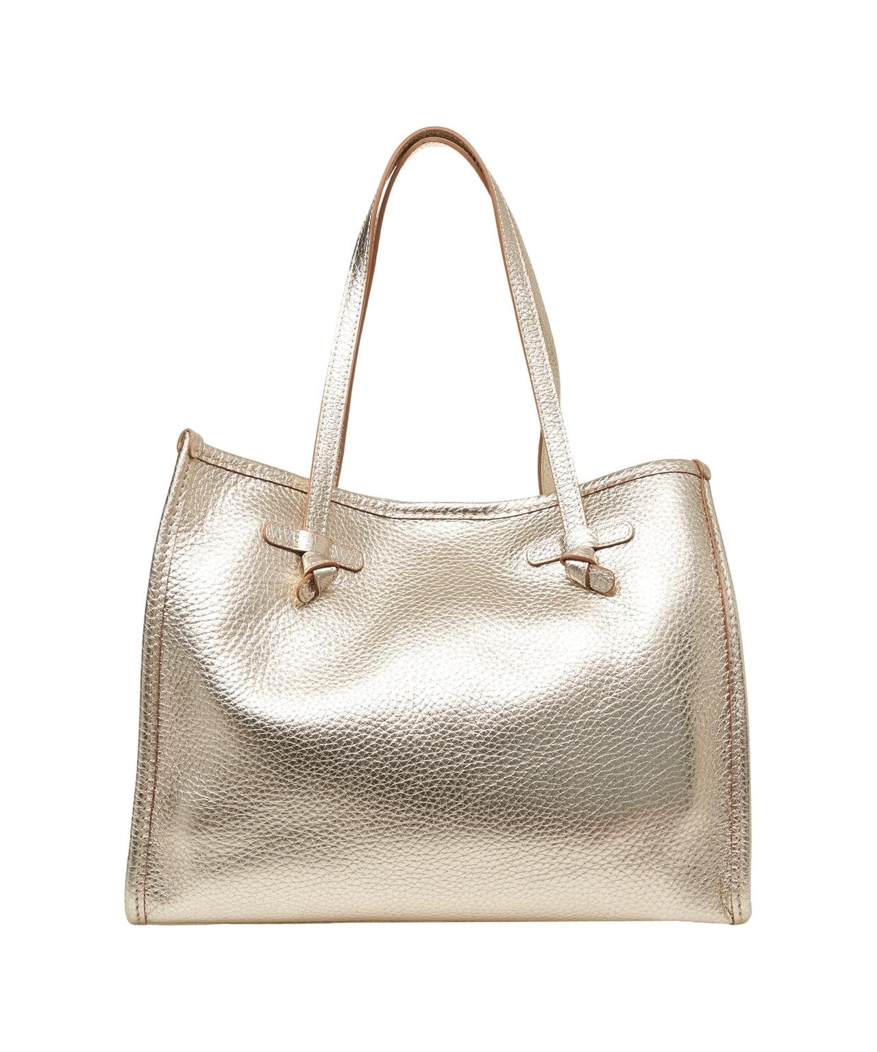 Grained leather shopper Product Image
