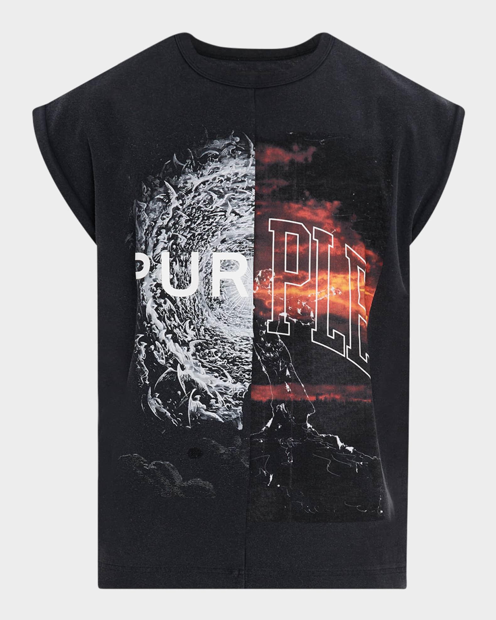 Men's Oversized Jersey Sleeveless T-Shirt Product Image