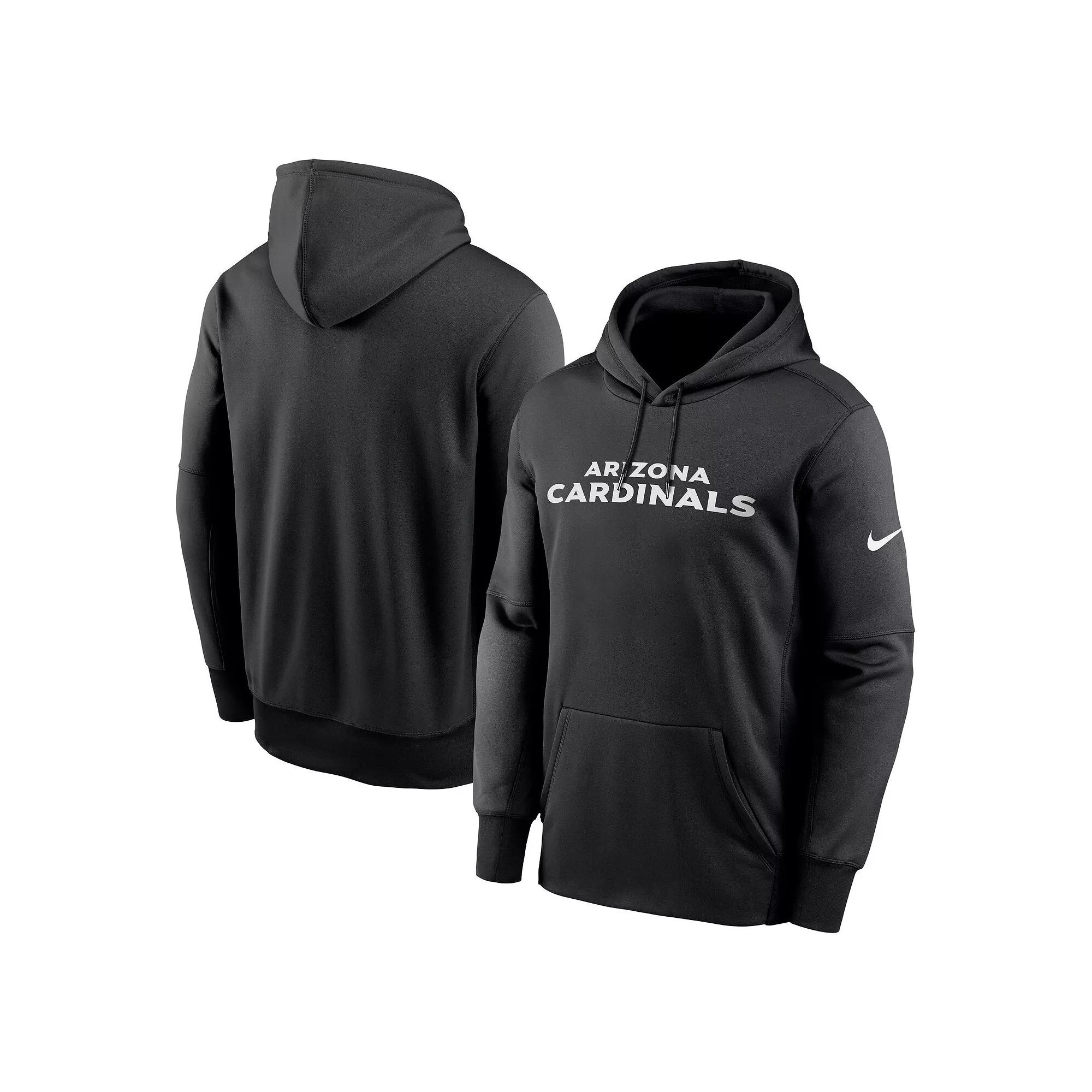 Men's Nike Black Arizona Cardinals Wordmark Performance Pullover Hoodie, Size: Small Product Image