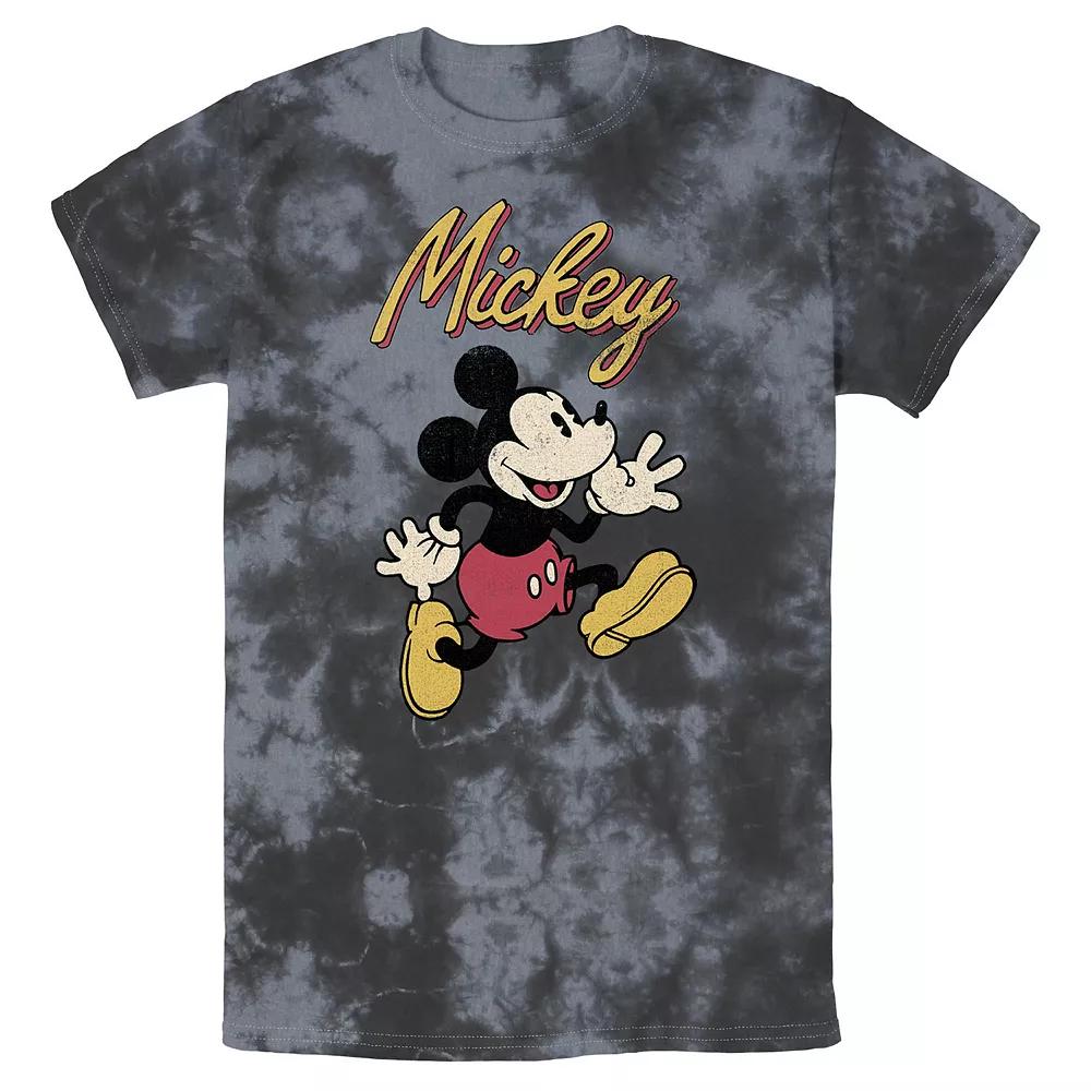 Men's Disney Mickey And Friends Mickey Classic Run Portrait Wash Tee,  Product Image