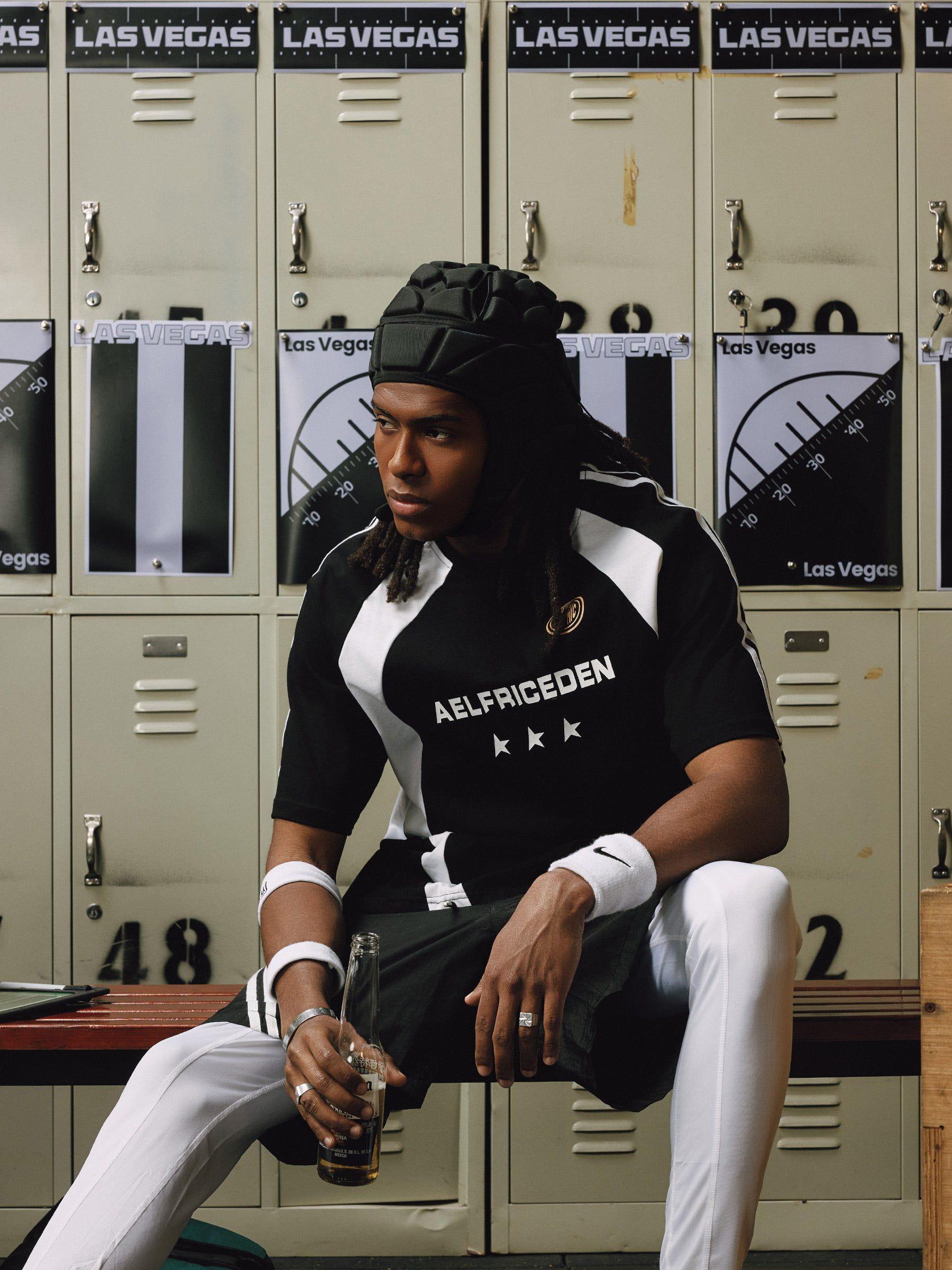 Aelfric Eden Patchwork Contrast Soccer Jersey Product Image