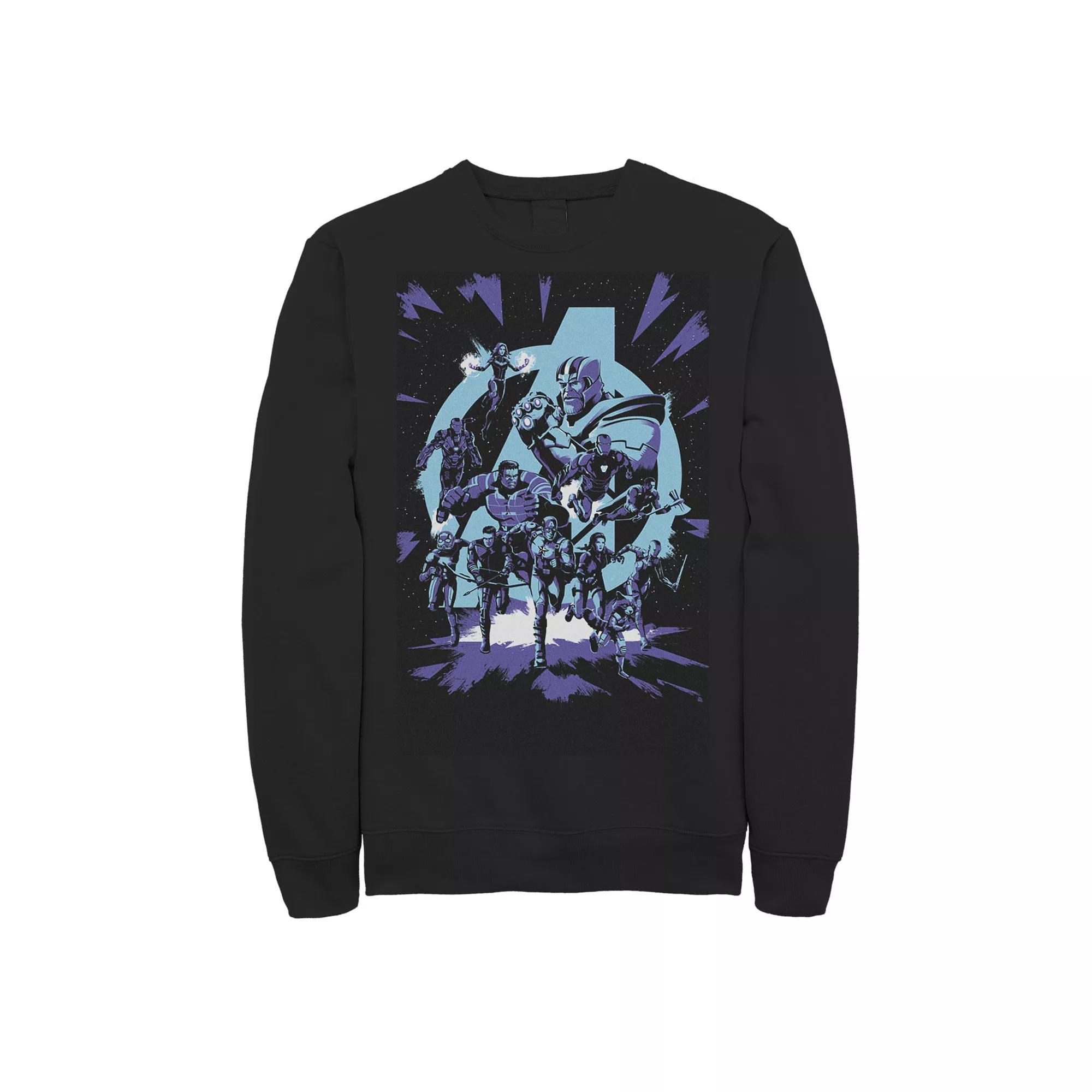 Men's Marvel Avengers Endgame Tonal Team Group Shot Portrait Sweatshirt,  Product Image