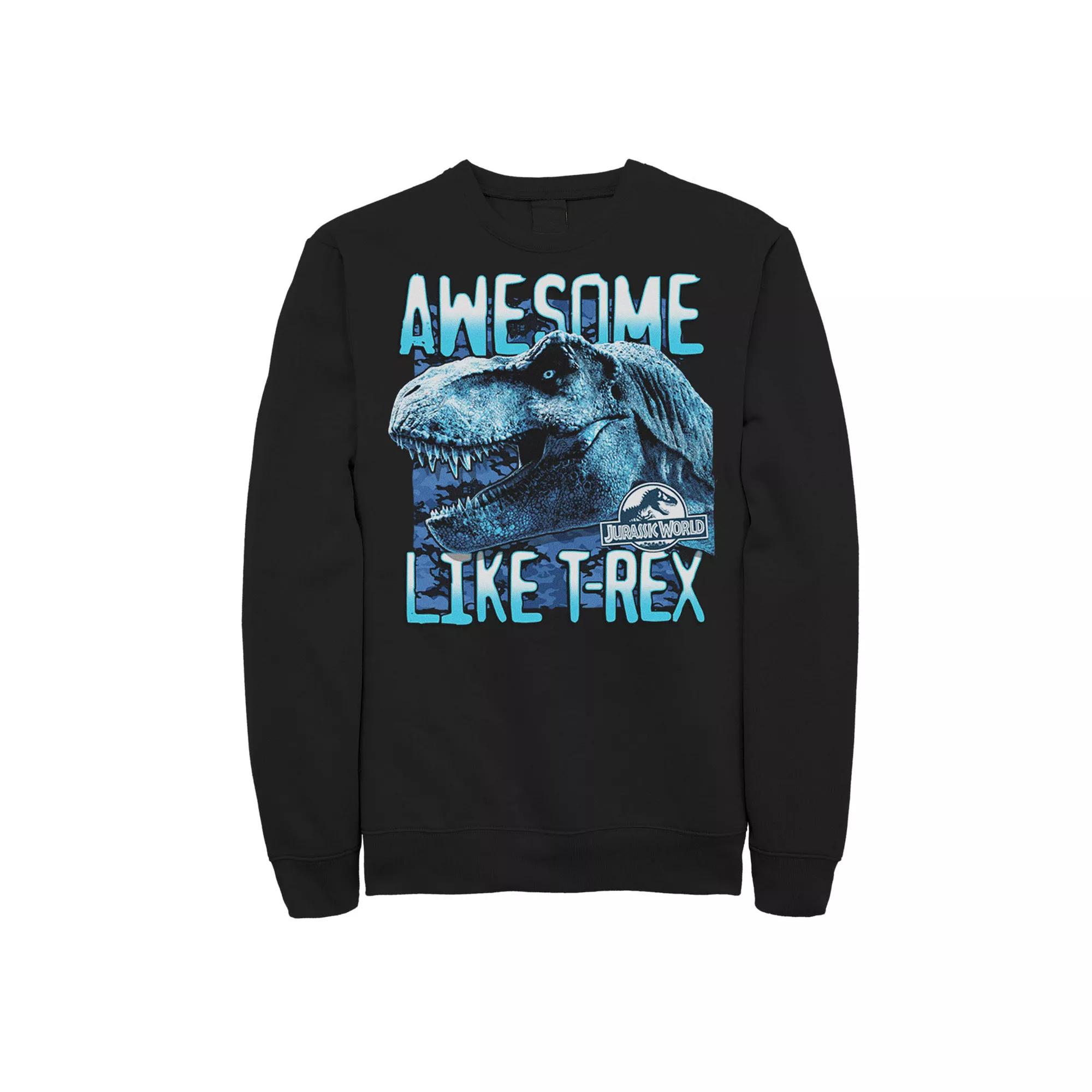 Men's Jurassic World Two Awesme Lke T-Rex Sweatshirt,  Product Image