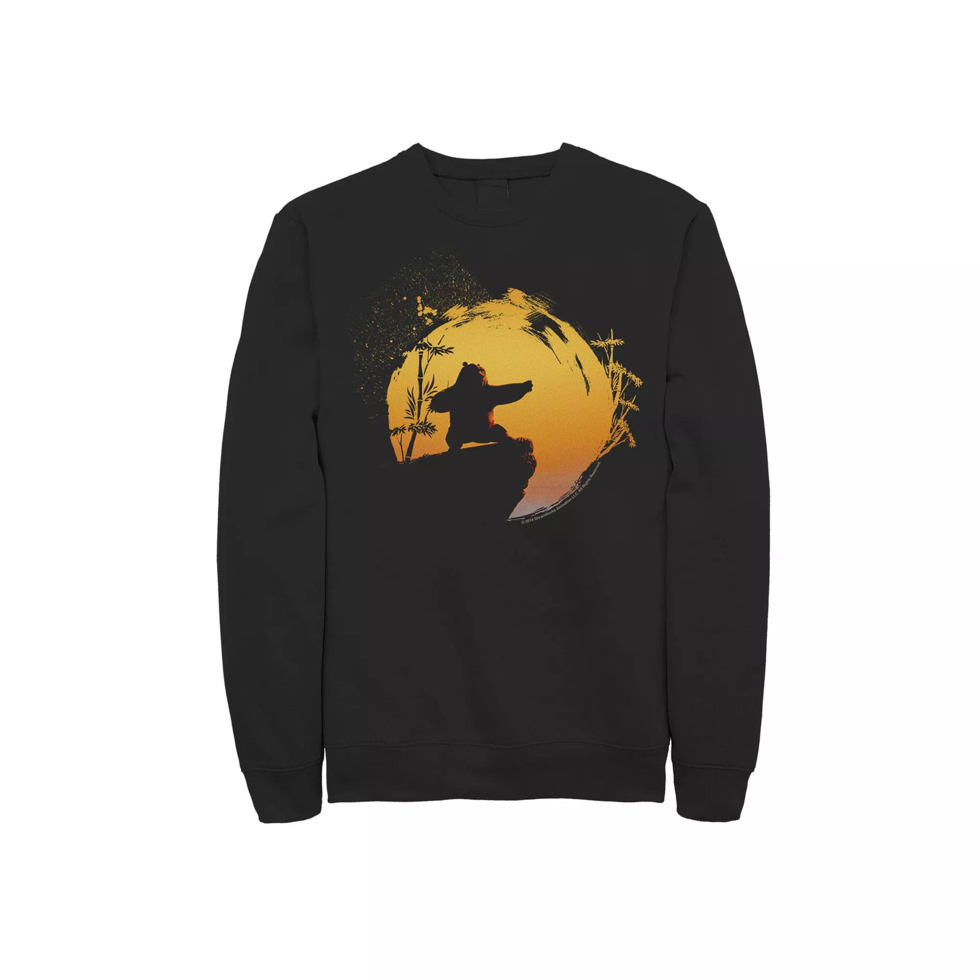 Men's Kung Fu Panda Po Tai Chi Sunset Silhouette Sweatshirt,  Product Image