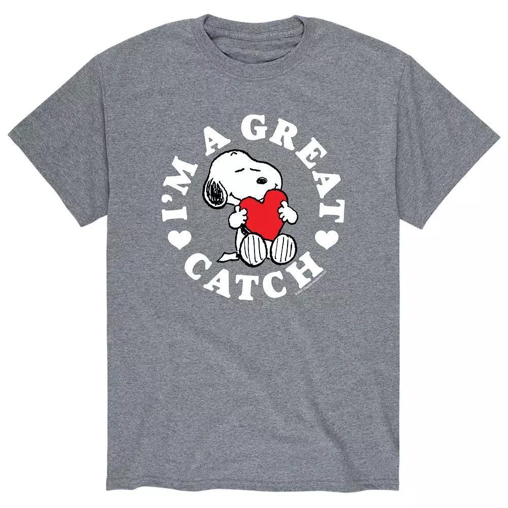 Men's Peanuts Great Catch Tee,  Product Image